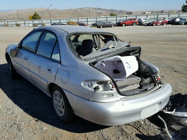 1FALP13P0VW212205 - 1997 FORD ESCORT LX SILVER photo 3