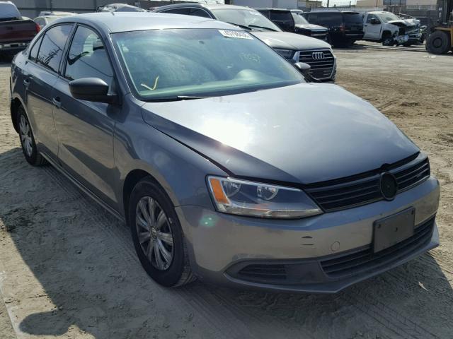 3VW2K7AJ5DM301222 - 2013 VOLKSWAGEN JETTA BASE CHARCOAL photo 1