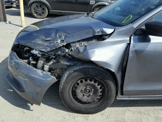 3VW2K7AJ5DM301222 - 2013 VOLKSWAGEN JETTA BASE CHARCOAL photo 9