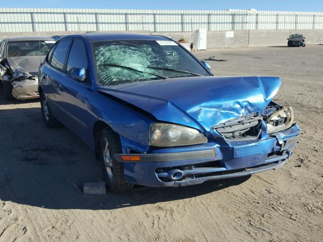 KMHDN56D05U159199 - 2005 HYUNDAI ELANTRA GL BLUE photo 1