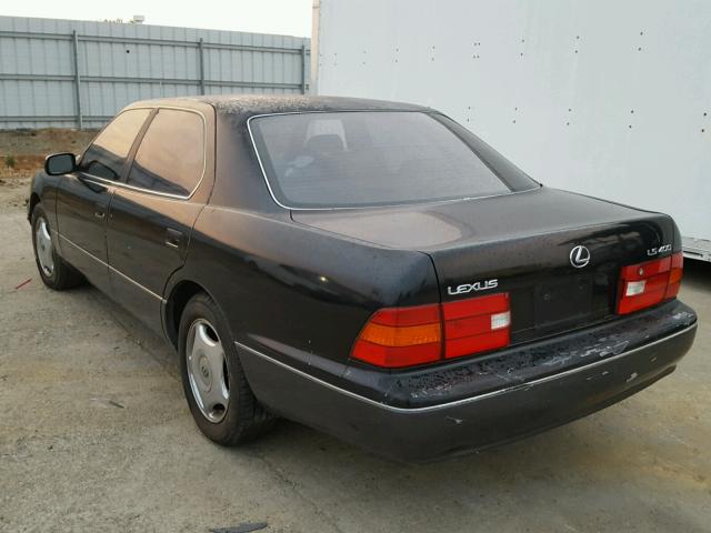 JT8BH28F6W0124237 - 1998 LEXUS LS BLACK photo 3