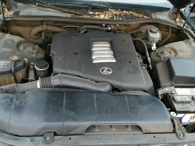 JT8BH28F6W0124237 - 1998 LEXUS LS BLACK photo 7