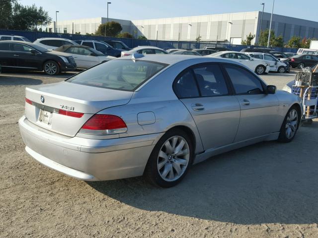 WBAGL634X3DP65511 - 2003 BMW 745 I GRAY photo 4