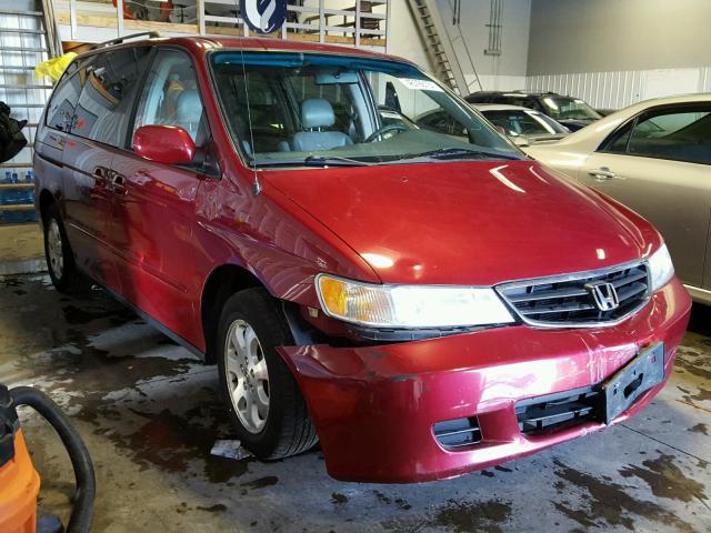 2HKRL18902H533690 - 2002 HONDA ODYSSEY RED photo 1