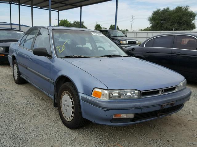 JHMCB7652LC120130 - 1990 HONDA ACCORD LX BLUE photo 1