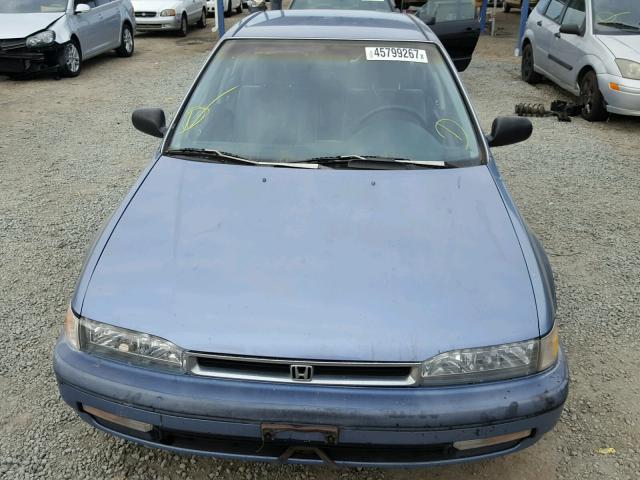 JHMCB7652LC120130 - 1990 HONDA ACCORD LX BLUE photo 9