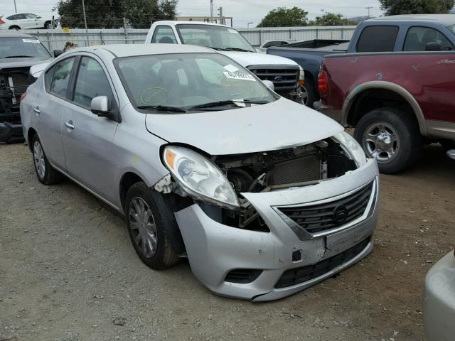 3N1CN7AP4DL888864 - 2013 NISSAN VERSA S SILVER photo 1