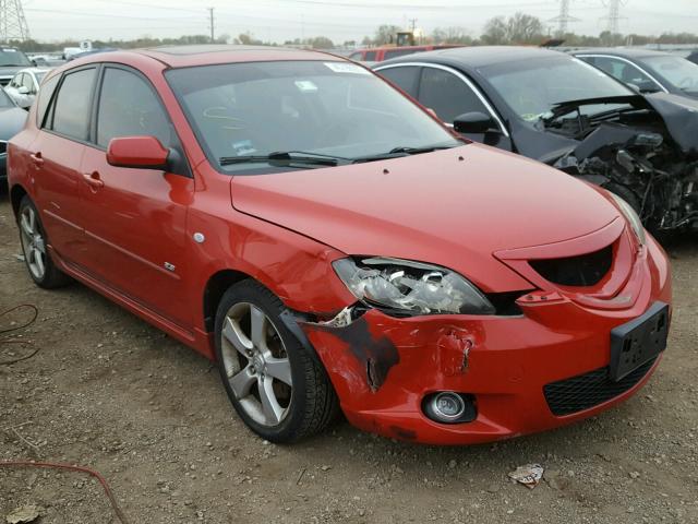 JM1BK343X41214468 - 2004 MAZDA 3 HATCHBAC RED photo 1