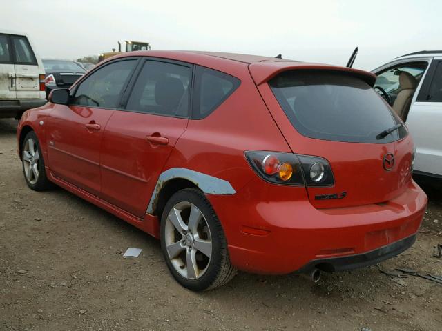 JM1BK343X41214468 - 2004 MAZDA 3 HATCHBAC RED photo 3