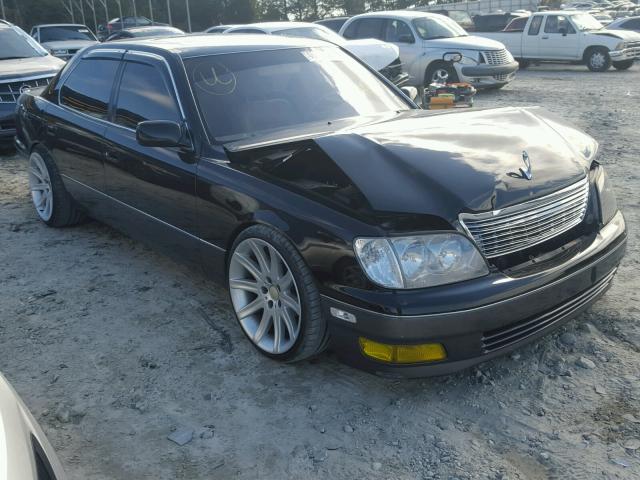 JT8BH28F9W0106802 - 1998 LEXUS LS 400 BLACK photo 1