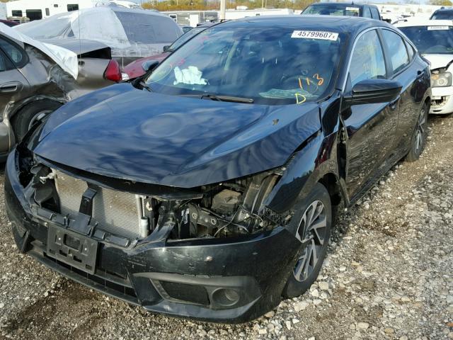 2HGFC2F81GH501299 - 2016 HONDA CIVIC EX BLACK photo 2
