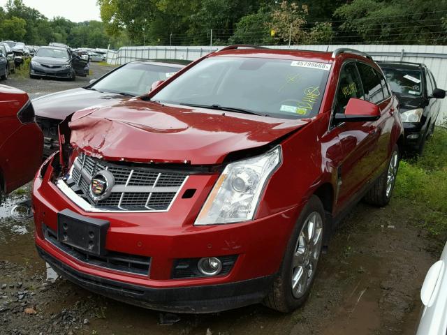 3GYFNFEY6AS501945 - 2010 CADILLAC SRX PREMIU RED photo 2