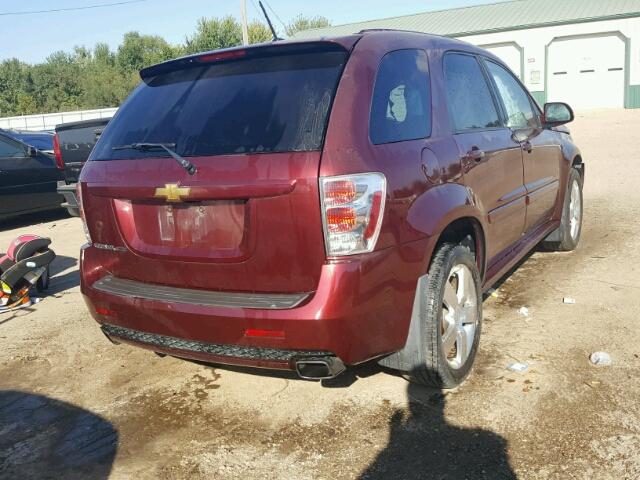 2CNDL537086035327 - 2008 CHEVROLET EQUINOX SP MAROON photo 4