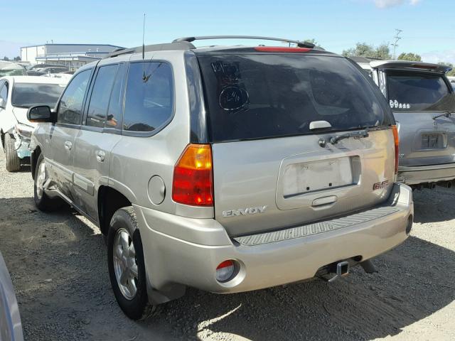 1GKDS13S122142724 - 2002 GMC ENVOY GRAY photo 3