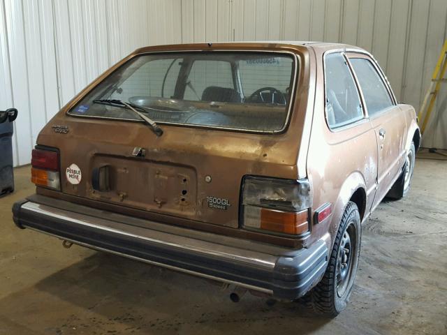 JHMSR5339BS025342 - 1981 HONDA CIVIC CVCC BROWN photo 4