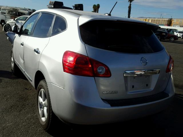 JN8AS5MT8DW511740 - 2013 NISSAN ROGUE S SILVER photo 3