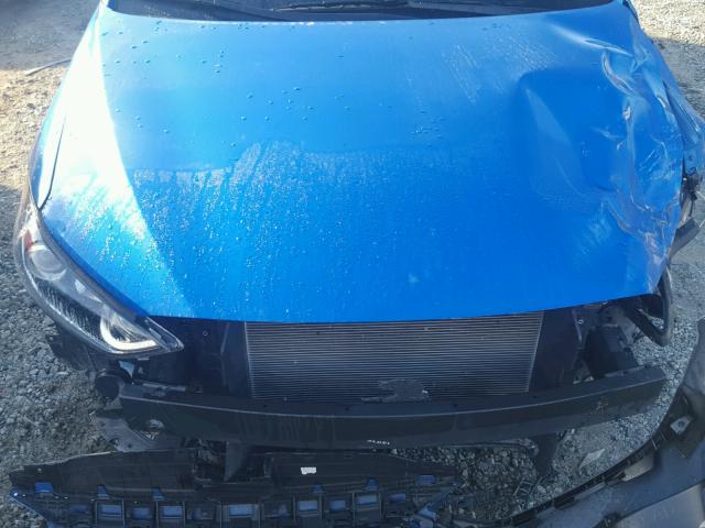 KMHD74LF2HU162586 - 2017 HYUNDAI ELANTRA SE BLUE photo 7