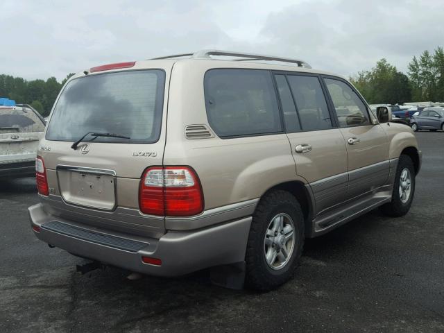 JT6HT00W6X0055097 - 1999 LEXUS LX 470 TAN photo 4