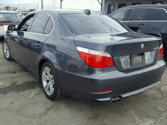 WBANU53599C118829 - 2009 BMW 528 I GRAY photo 3