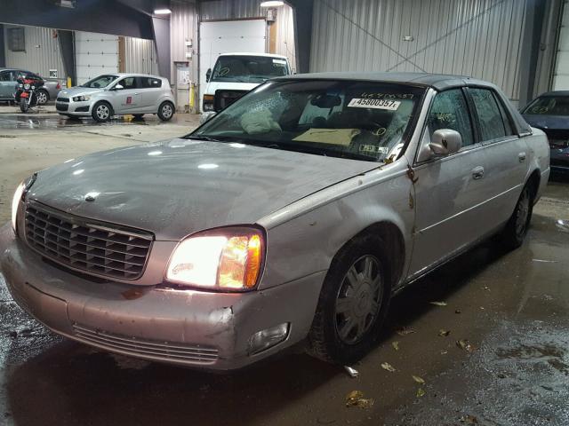 1G6KD54Y43U242669 - 2003 CADILLAC DEVILLE SILVER photo 2