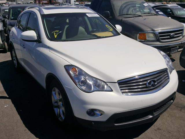 JNKAJ09F58M359887 - 2008 INFINITI EX35 BASE WHITE photo 1