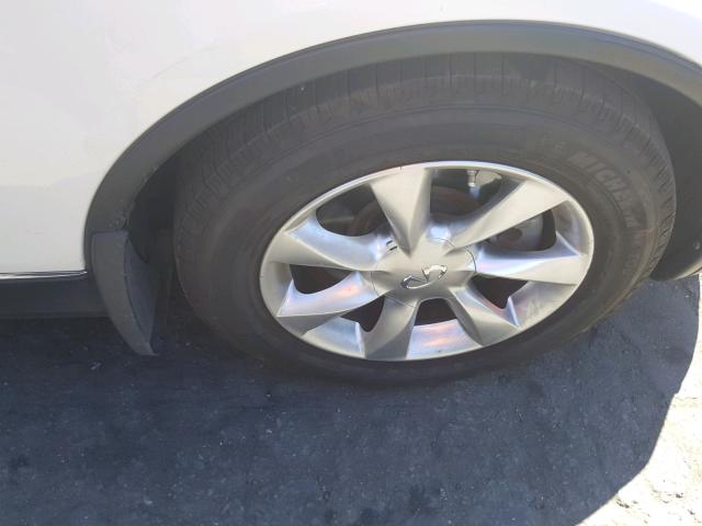 JNKAJ09F58M359887 - 2008 INFINITI EX35 BASE WHITE photo 10