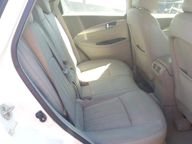 JNKAJ09F58M359887 - 2008 INFINITI EX35 BASE WHITE photo 6