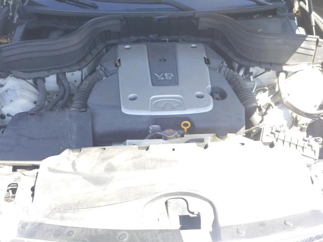 JNKAJ09F58M359887 - 2008 INFINITI EX35 BASE WHITE photo 7