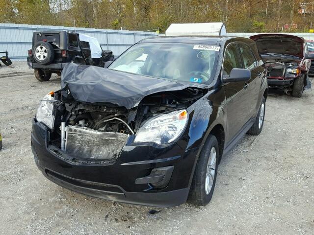 2CNFLCEC0B6337733 - 2011 CHEVROLET EQUINOX LS BLACK photo 2