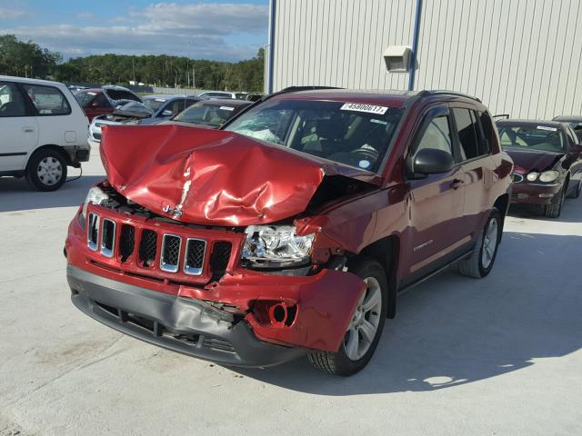 1C4NJCEB9DD140741 - 2013 JEEP COMPASS LA RED photo 2