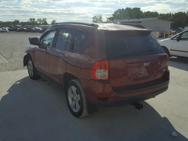 1C4NJCEB9DD140741 - 2013 JEEP COMPASS LA RED photo 3