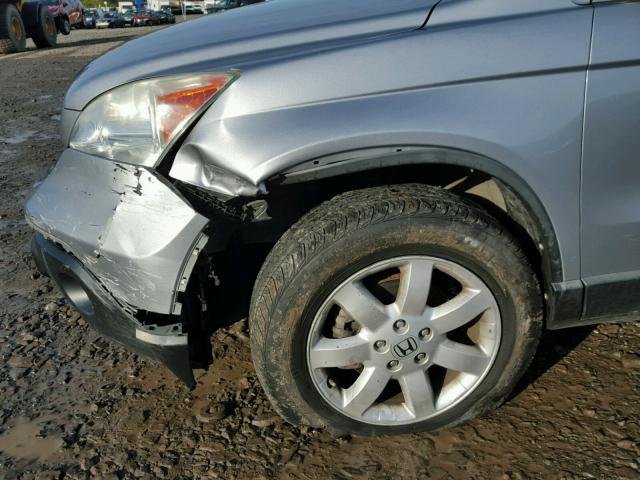 5J6RE48548L006887 - 2008 HONDA CR-V EX SILVER photo 9