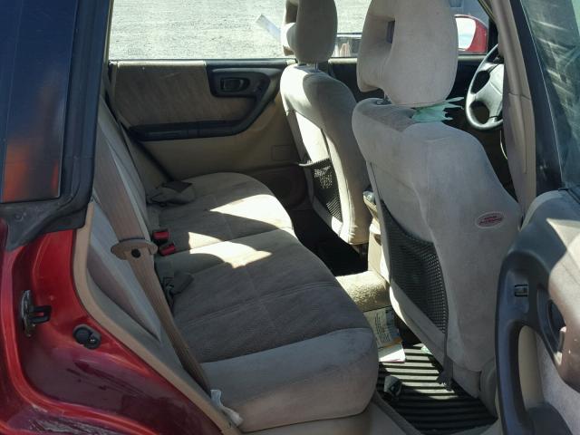 JF1SF65682H746164 - 2002 SUBARU FORESTER S 勃艮第红 照片 6