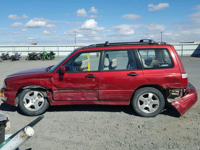 JF1SF65682H746164 - 2002 SUBARU FORESTER S 勃艮第红 照片 9