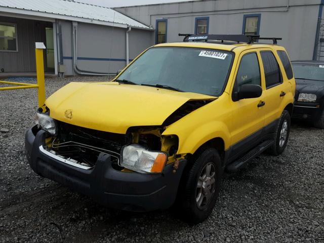 1FMCU93143KC75093 - 2003 FORD ESCAPE XLT YELLOW photo 2