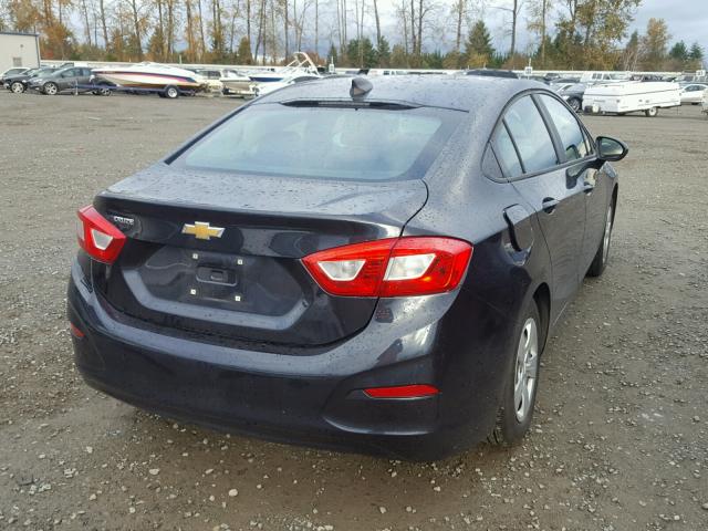 1G1BC5SM9G7276197 - 2016 CHEVROLET CRUZE LS BLUE photo 4