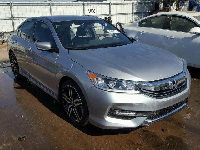 1HGCR2F19HA156205 - 2017 HONDA ACCORD SILVER photo 1