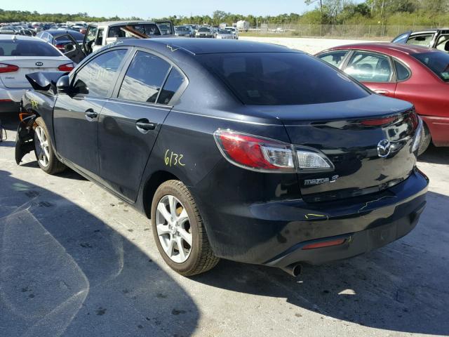 JM1BL1SF6A1332897 - 2010 MAZDA 3 I BLACK photo 3