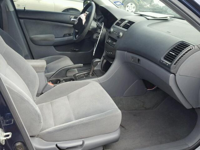 1HGCM664X7A042549 - 2007 HONDA ACCORD SE BLUE photo 5