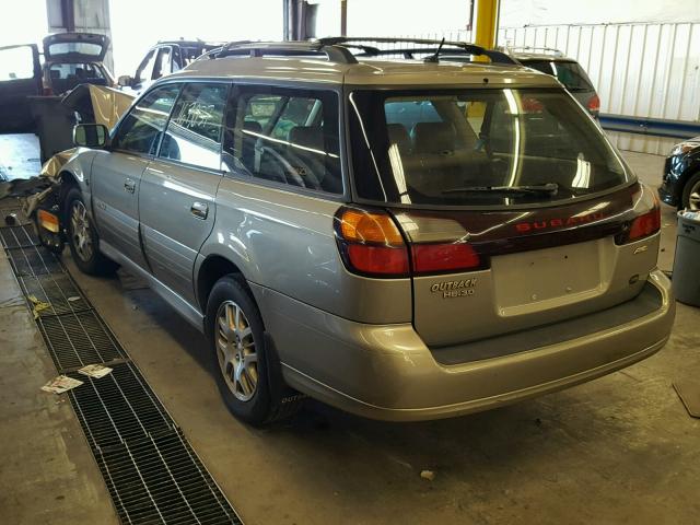 4S3BH806X37617826 - 2003 SUBARU LEGACY OUT SILVER photo 3