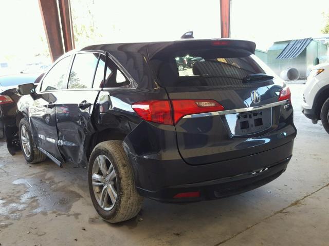 5J8TB3H56FL004510 - 2015 ACURA RDX TECHNO BLACK photo 3