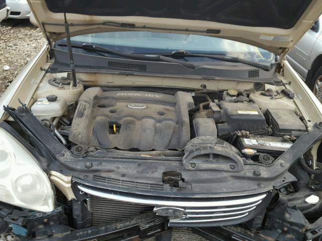 KNAGE123775137881 - 2007 KIA OPTIMA LX TAN photo 7