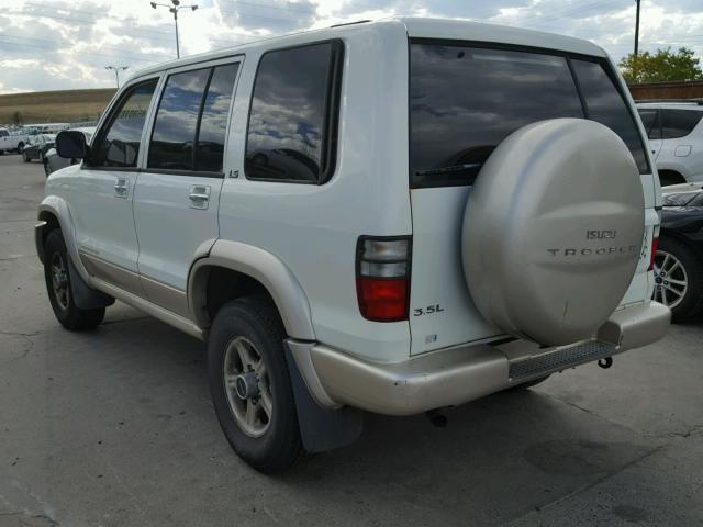 JACDJ58XXY7J17213 - 2000 ISUZU TROOPER S WHITE photo 3