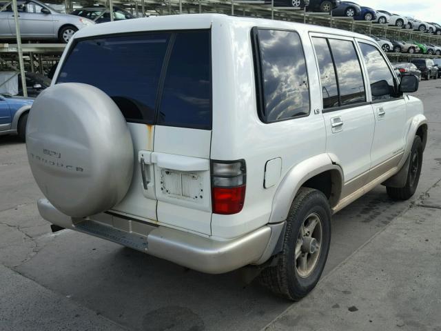 JACDJ58XXY7J17213 - 2000 ISUZU TROOPER S WHITE photo 4