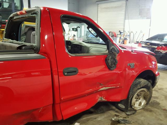 2FTRF18W44CA24661 - 2004 FORD F-150 HERI RED photo 9