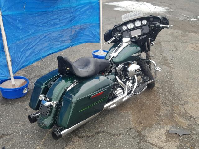 1HD1KRM10FB662789 - 2015 HARLEY-DAVIDSON FLHXS STRE GREEN photo 3