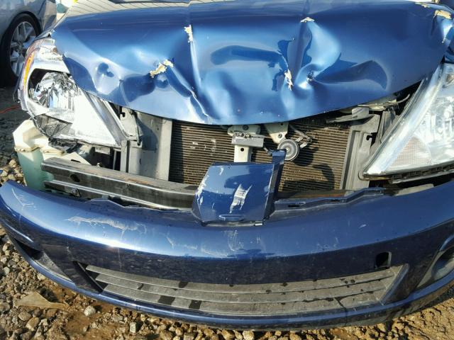 3N1BC1AP5AL457976 - 2010 NISSAN VERSA S BLUE photo 9