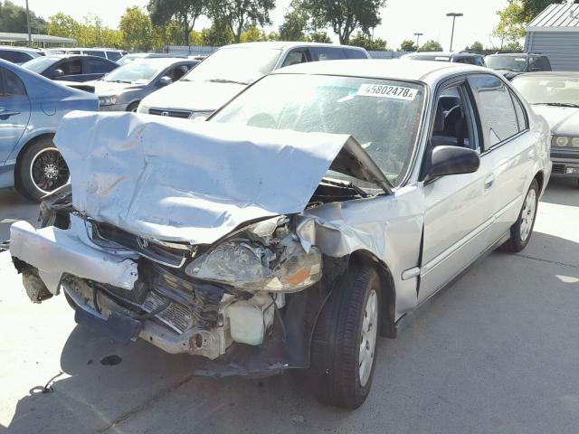 2HGEJ6617YH596982 - 2000 HONDA CIVIC BASE GRAY photo 2