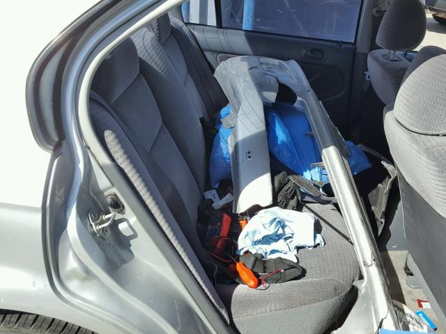 2HGEJ6617YH596982 - 2000 HONDA CIVIC BASE GRAY photo 6