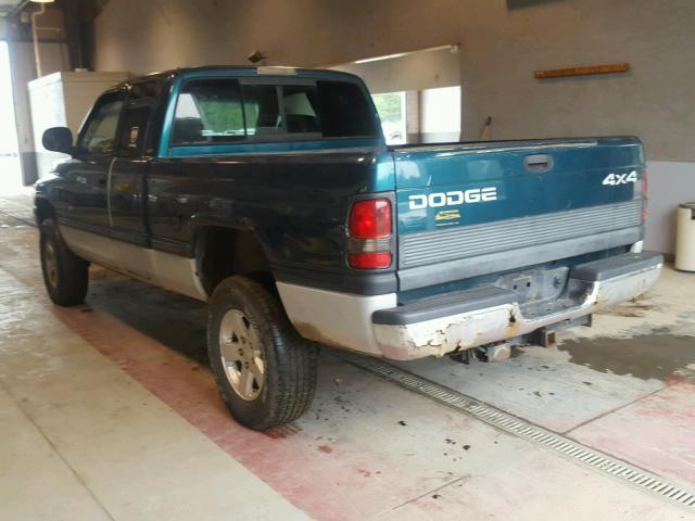 3B7HF13Y7WG236383 - 1998 DODGE RAM 1500 GREEN photo 3